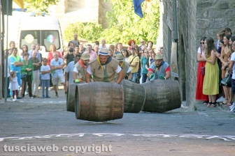 Festa dell'uva, il Palio delle botti 2018