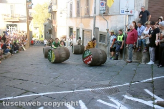 Festa dell'uva, il Palio delle botti 2018
