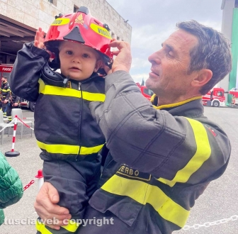 Vittorio e nonno Antonio - Presente e futuro dei vigili del fuoco