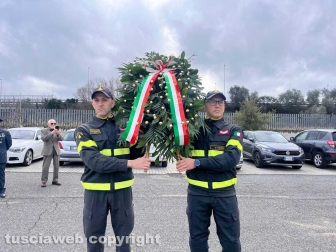 Viterbo - Festa per l'istituzione del Corpo nazionale vigili del fuoco
