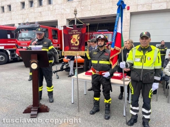 Viterbo - Festa per l'istituzione del Corpo nazionale vigili del fuoco