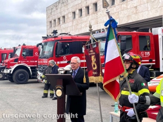 Viterbo - Festa per l'istituzione del Corpo nazionale vigili del fuoco
