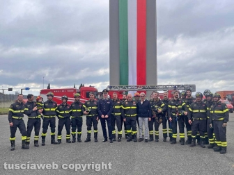 Viterbo - Festa per l'istituzione del Corpo nazionale vigili del fuoco