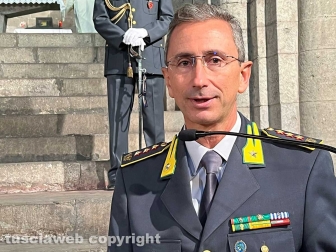 Messa patrono guardia di finanza - Il comandante provinciale Carlo Pasquali