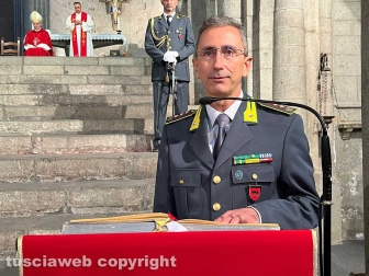 Messa patrono guardia di finanza - Il comandante provinciale Carlo Pasquali