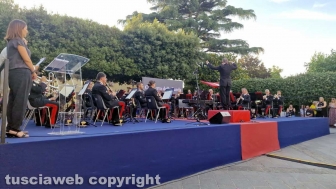 Bagnoregio - Il concerto della banda musicale dei carabinieri