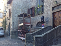 Viterbo -Festival delle luci e Sebastiano del Piombo -  Gli allestimenti