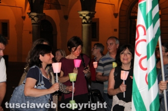 Fiaccolata contro la riforma della scuola