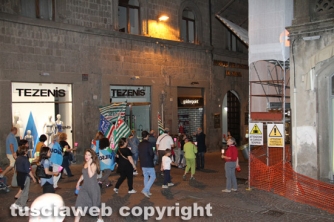 Fiaccolata contro la riforma della scuola