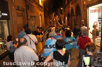 Fiaccolata contro la riforma della scuola