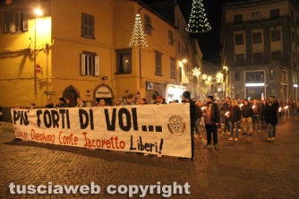 Viterbo - Fiaccolata di CasaPound