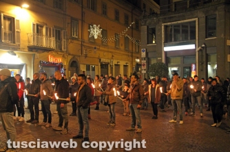 Viterbo - Fiaccolata di CasaPound