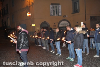 Viterbo - Fiaccolata di CasaPound
