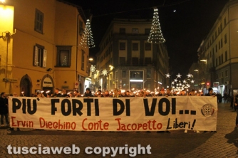 Viterbo - Fiaccolata di CasaPound