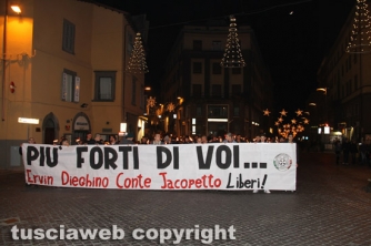 Viterbo - Fiaccolata di CasaPound