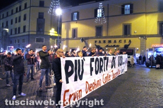 Viterbo - Fiaccolata di CasaPound