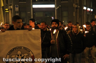 Viterbo - Fiaccolata di CasaPound