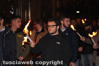 Viterbo - Fiaccolata di CasaPound