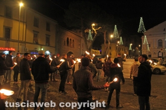 Viterbo - Fiaccolata di CasaPound
