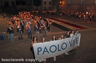 Fiaccolata in ricordo di Paolo Borsellino