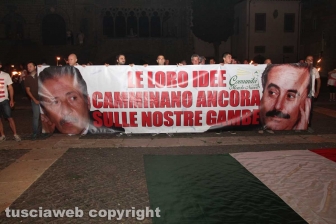 Fiaccolata in ricordo di Paolo Borsellino
