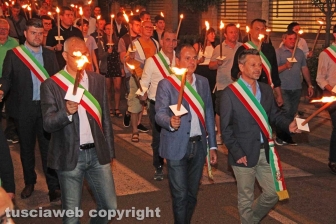 Fiaccolata in ricordo di Paolo Borsellino