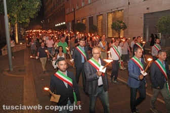 Fiaccolata in ricordo di Paolo Borsellino