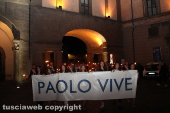 Fiaccolata in ricordo di Paolo Borsellino