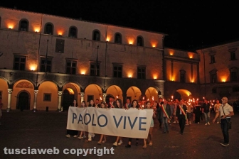 Fiaccolata in ricordo di Paolo Borsellino