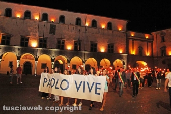 Fiaccolata in ricordo di Paolo Borsellino