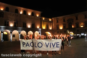 Fiaccolata in ricordo di Paolo Borsellino