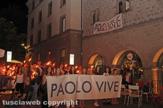 Fiaccolata in ricordo di Paolo Borsellino