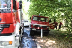 Fiamme sul lago di Vico