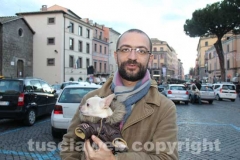 Filippo col segretario del Pd Andrea Egidi