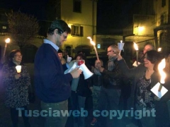 Filippo Rossi inaugura la sede di Viva Viterbo