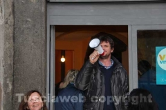 Filippo Rossi inaugura la sede di Viva Viterbo