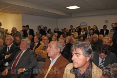 Il pubblico nella sede di Fli