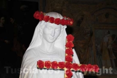 La statua della Santa