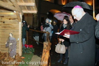 Il presepe a piazza del Comune