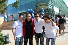I ragazzi dell\'orchestra al Soka performing arts center