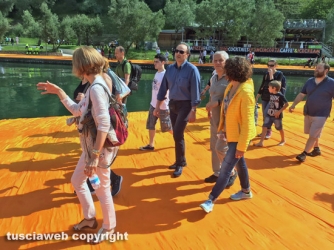 Floating piers sul lago d'Iseo