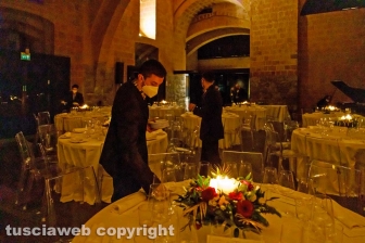 Fondazione Cotarella - La sala per la cena