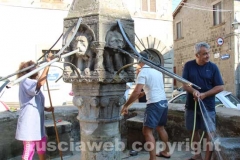 Viterbo civica - Fontan di piano ripulita
