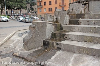 Viterbo - La fontana di piazza della Rocca