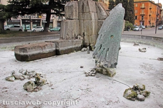 Viterbo - La fontana del Sacrario