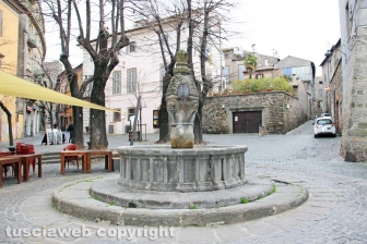 Viterbo - La fontana di piazza della Morte