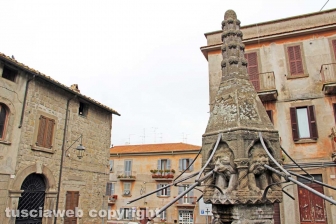 Viterbo - La fontana di Pianoscarano