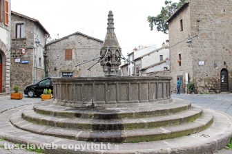 Viterbo - La fontana di Pianoscarano