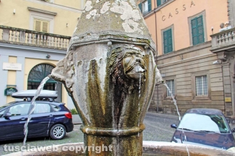 Viterbo - La fontana di piazza Dante