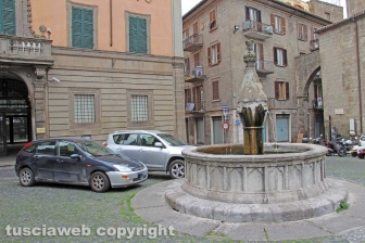 Viterbo - La fontana di piazza Dante
